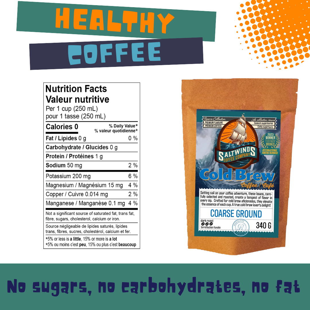 Cold Brew Blend - Dark Roast - Ocean Air Infused