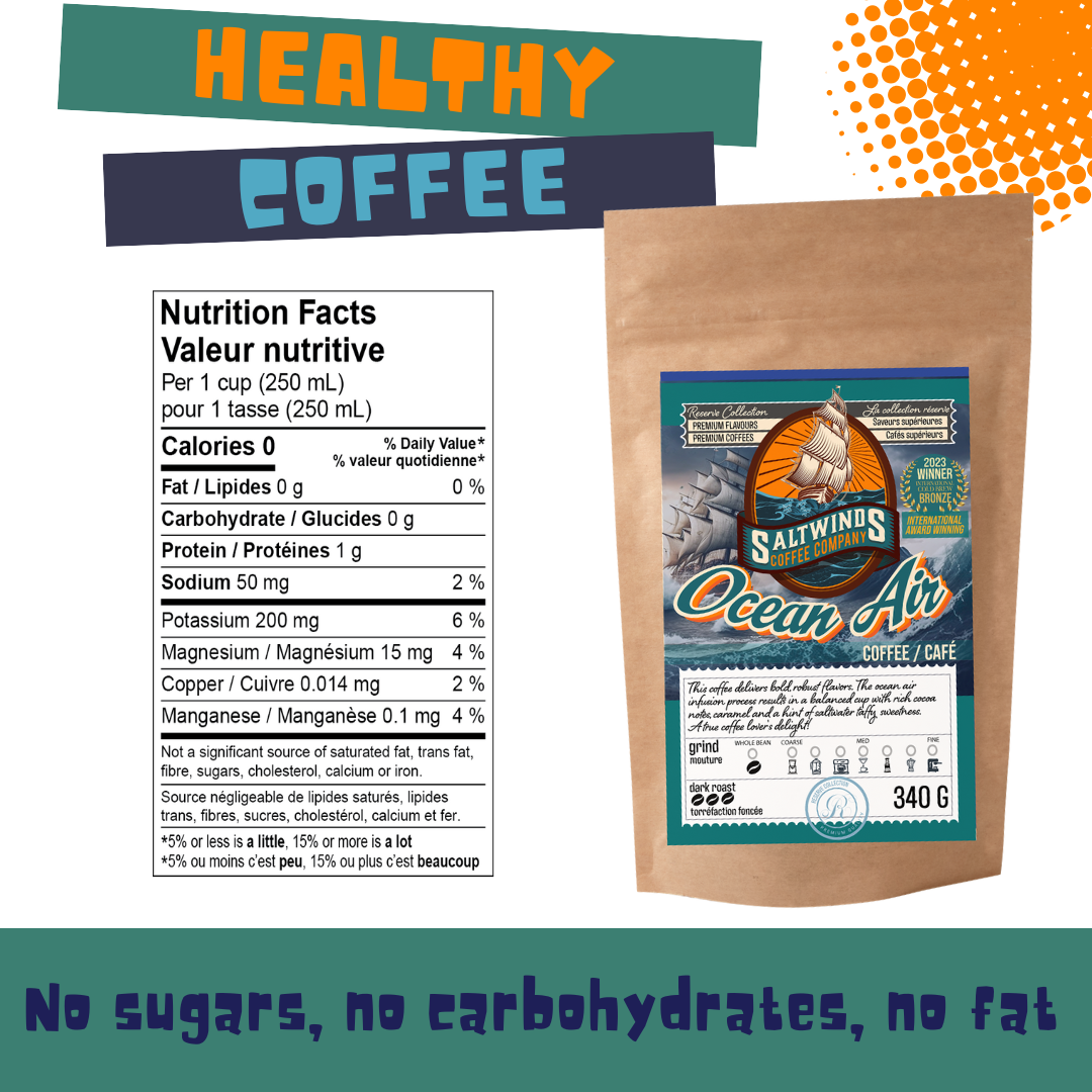 Original Ocean Air Blend - Medium Dark Roast Coffee