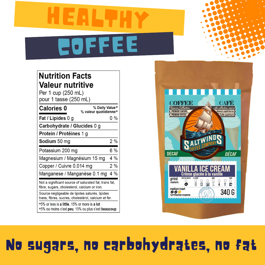 Decaf Vanilla Ice Cream Coffee