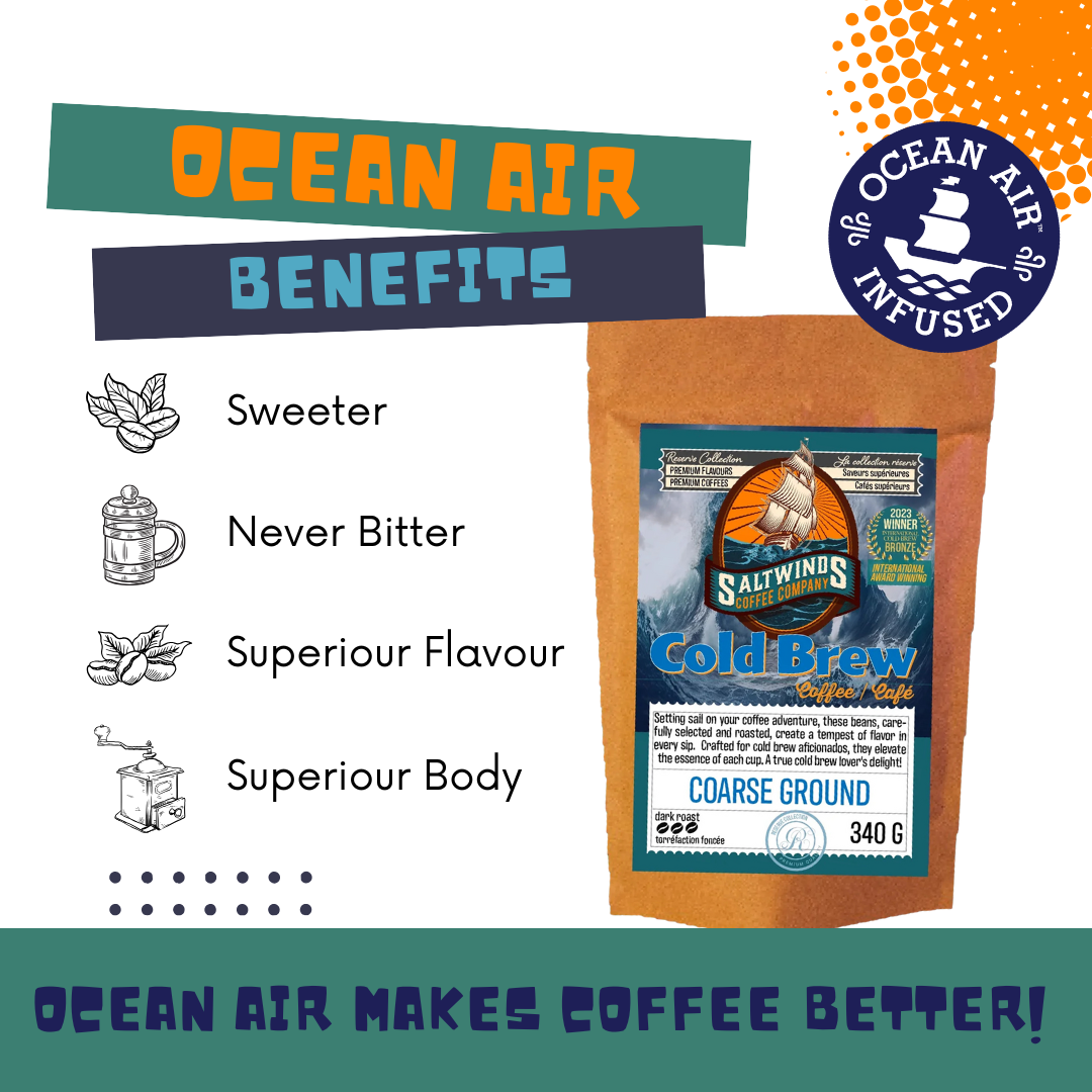 Cold Brew Blend - Dark Roast - Ocean Air Infused