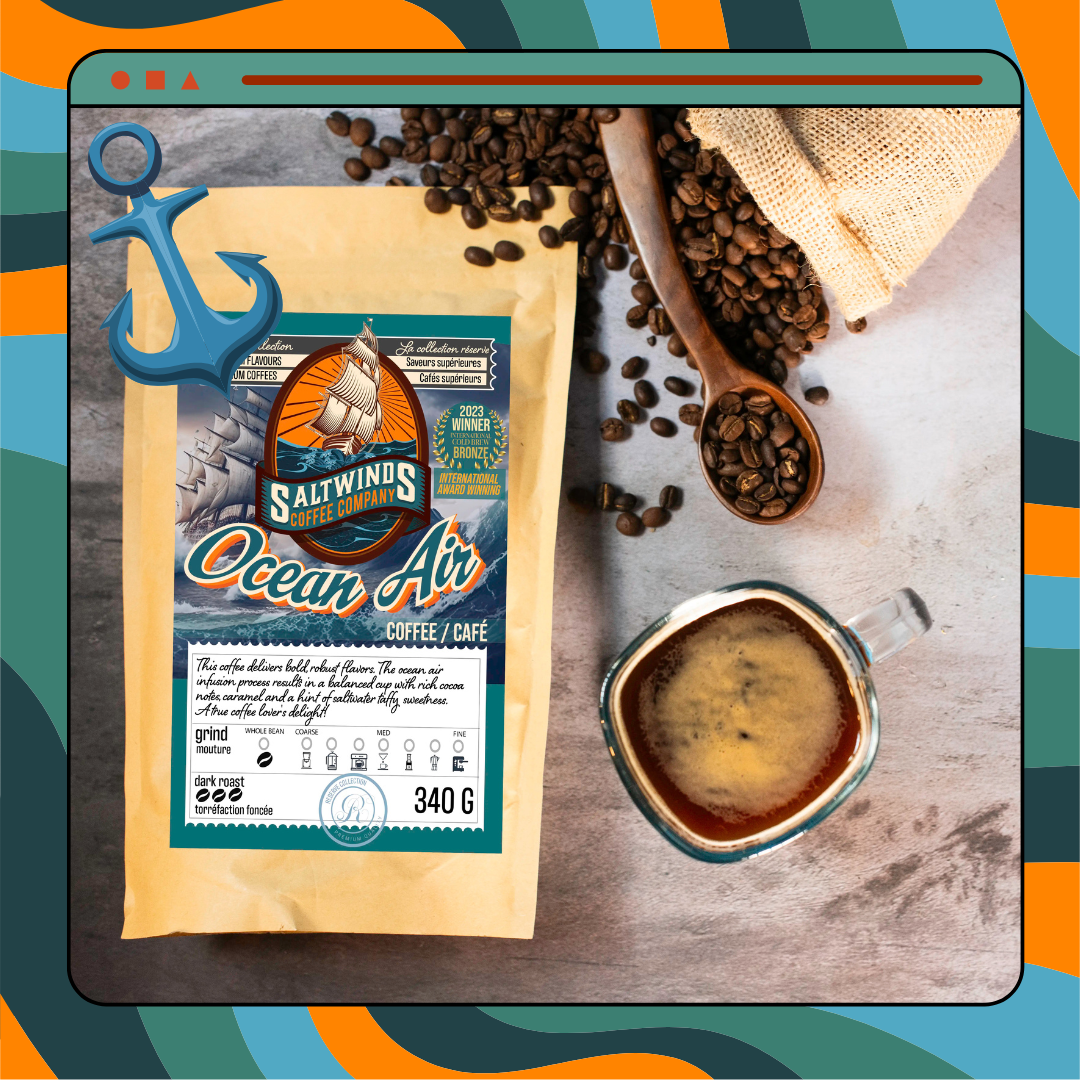 Original Ocean Air Blend - Medium Dark Roast Coffee