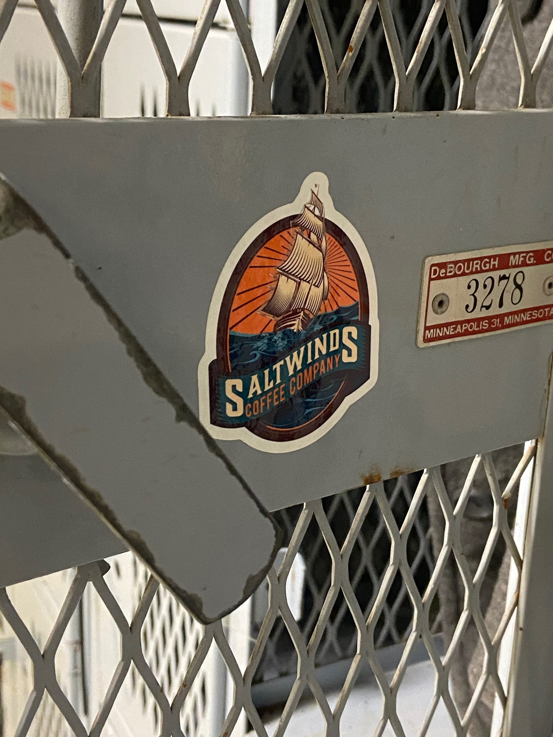 Saltwinds Ship Logo Sticker