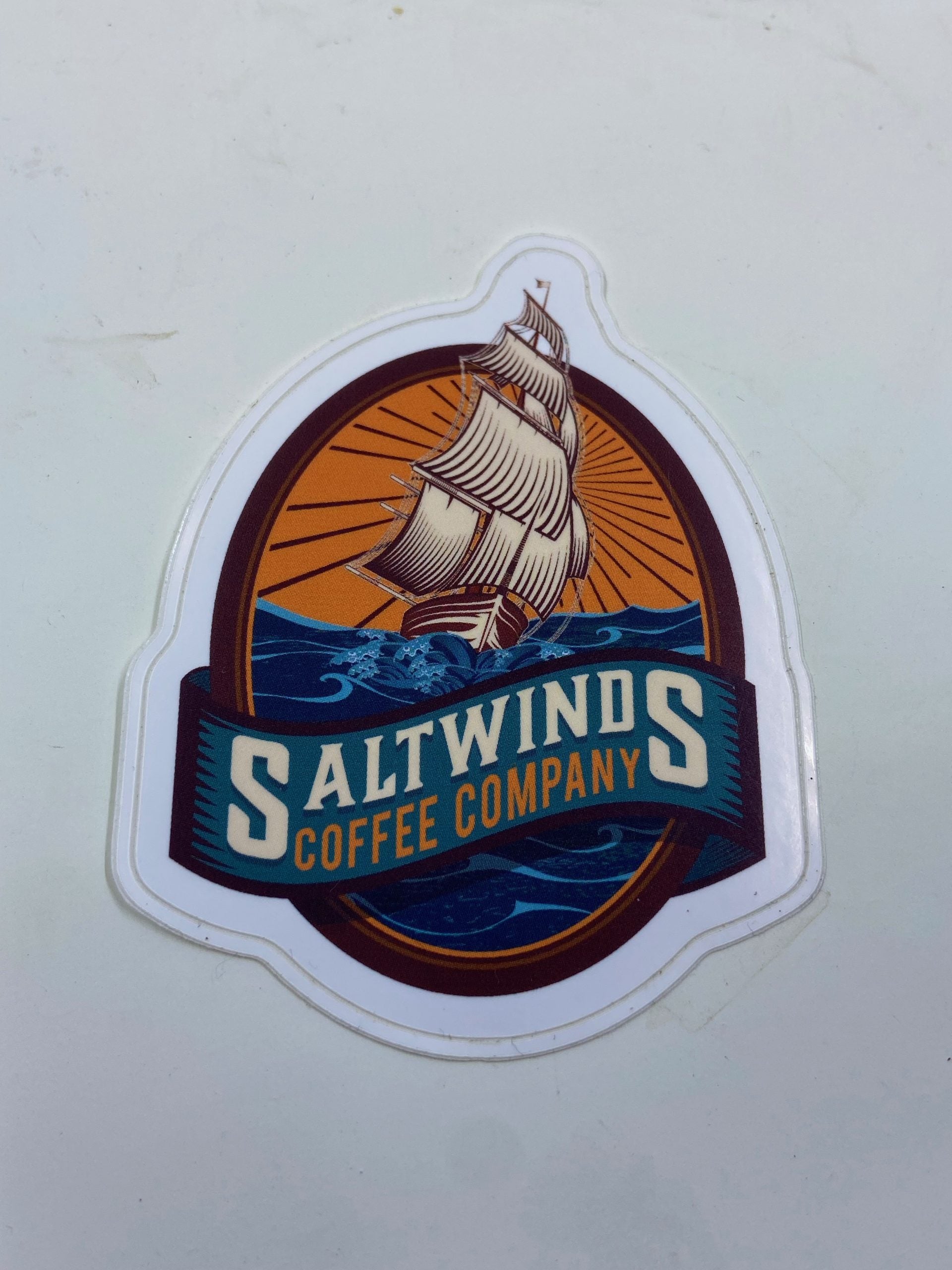 Saltwinds Ship Logo Sticker