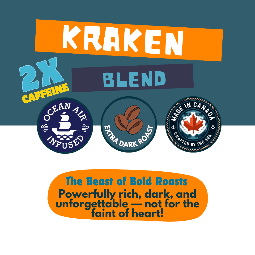 Kraken Blend - Dark Roast Coffee - High Caffeine