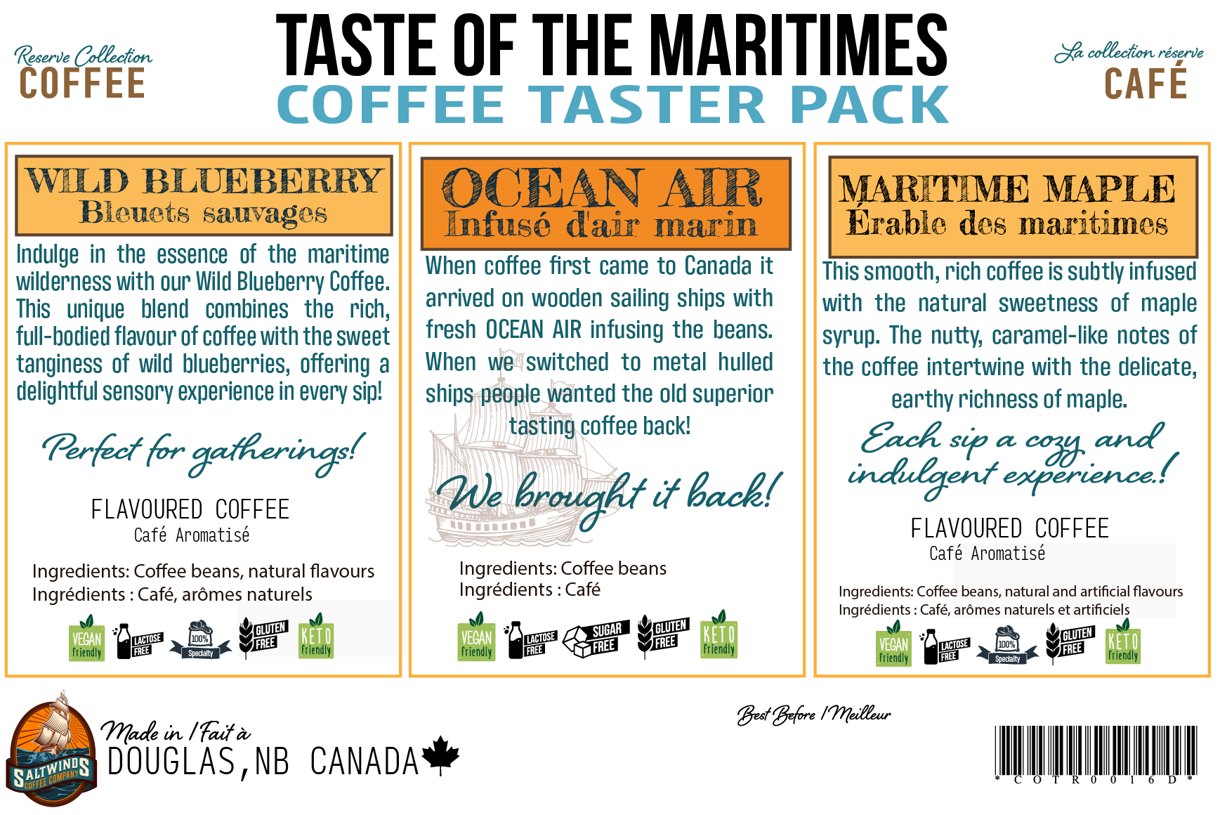 TASTES OF THE MARITIMES GIFT SET