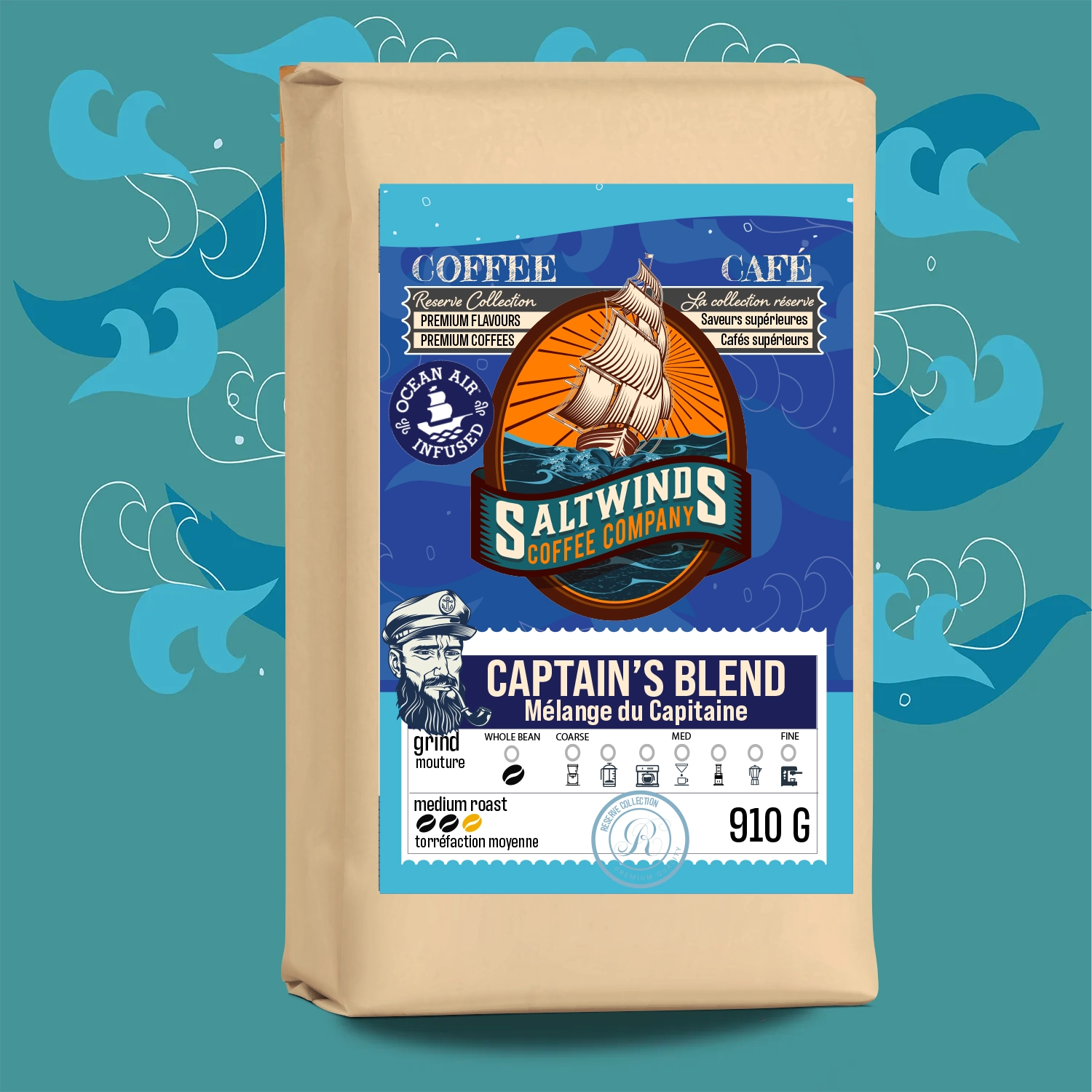 Captain's Blend - Medium Roast Coffee