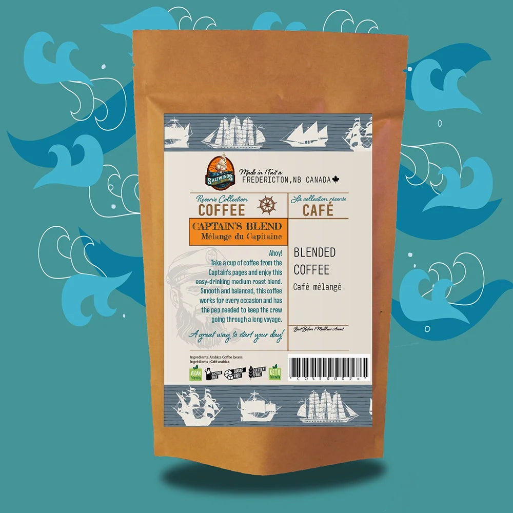 Captains Blend Back Label