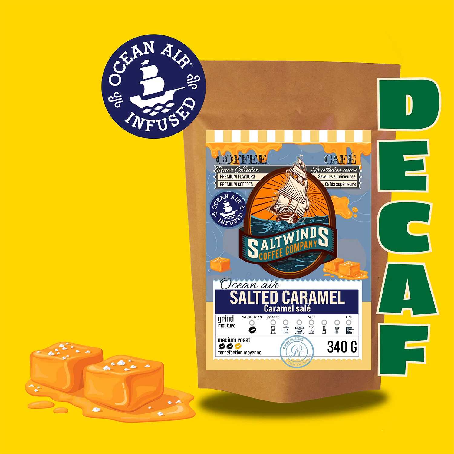 Decaf Ocean Air Salted Caramel