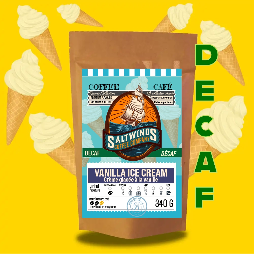 Decaf Vanilla Ice Cream Coffee