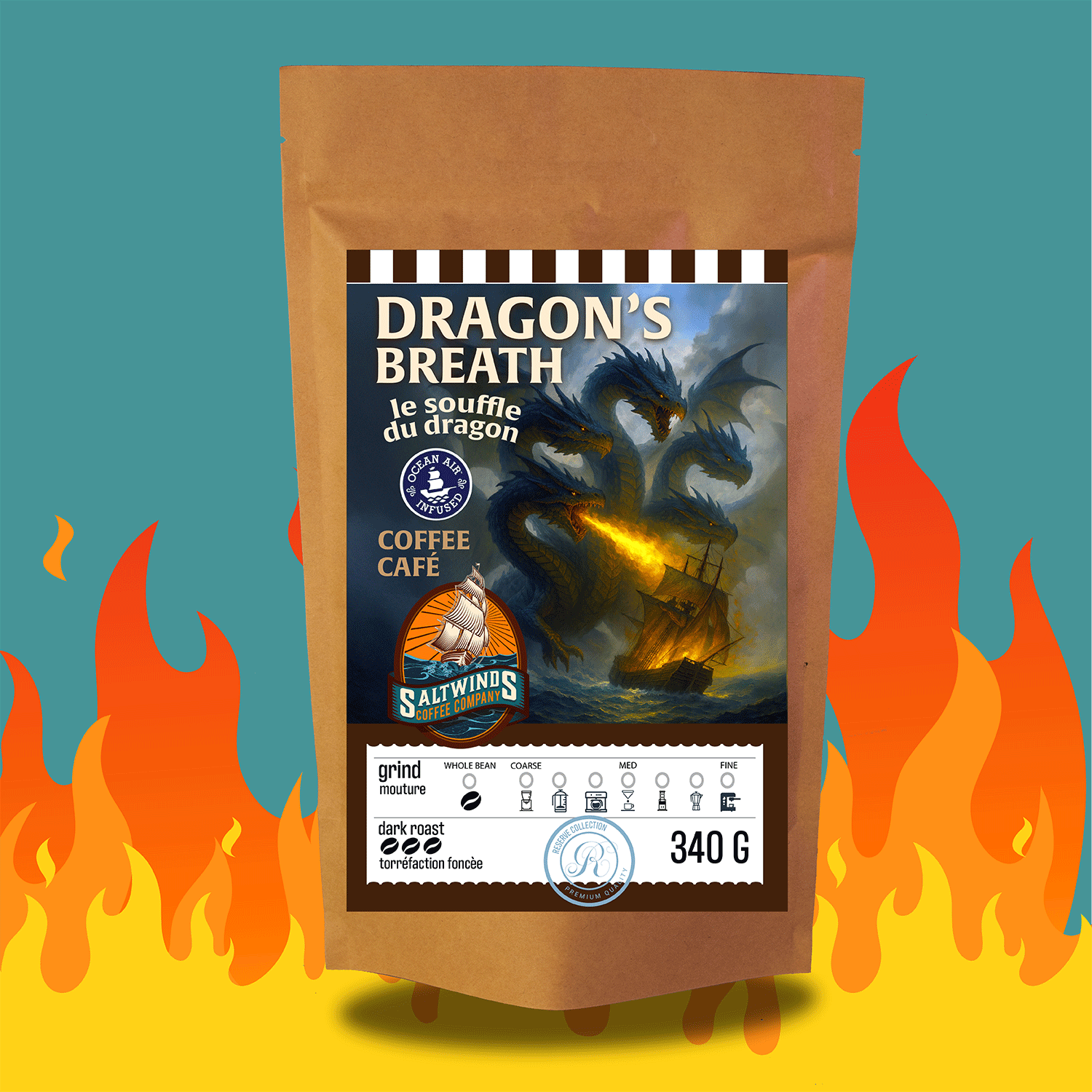 Dragon's Breath Dark Roast Coffee
