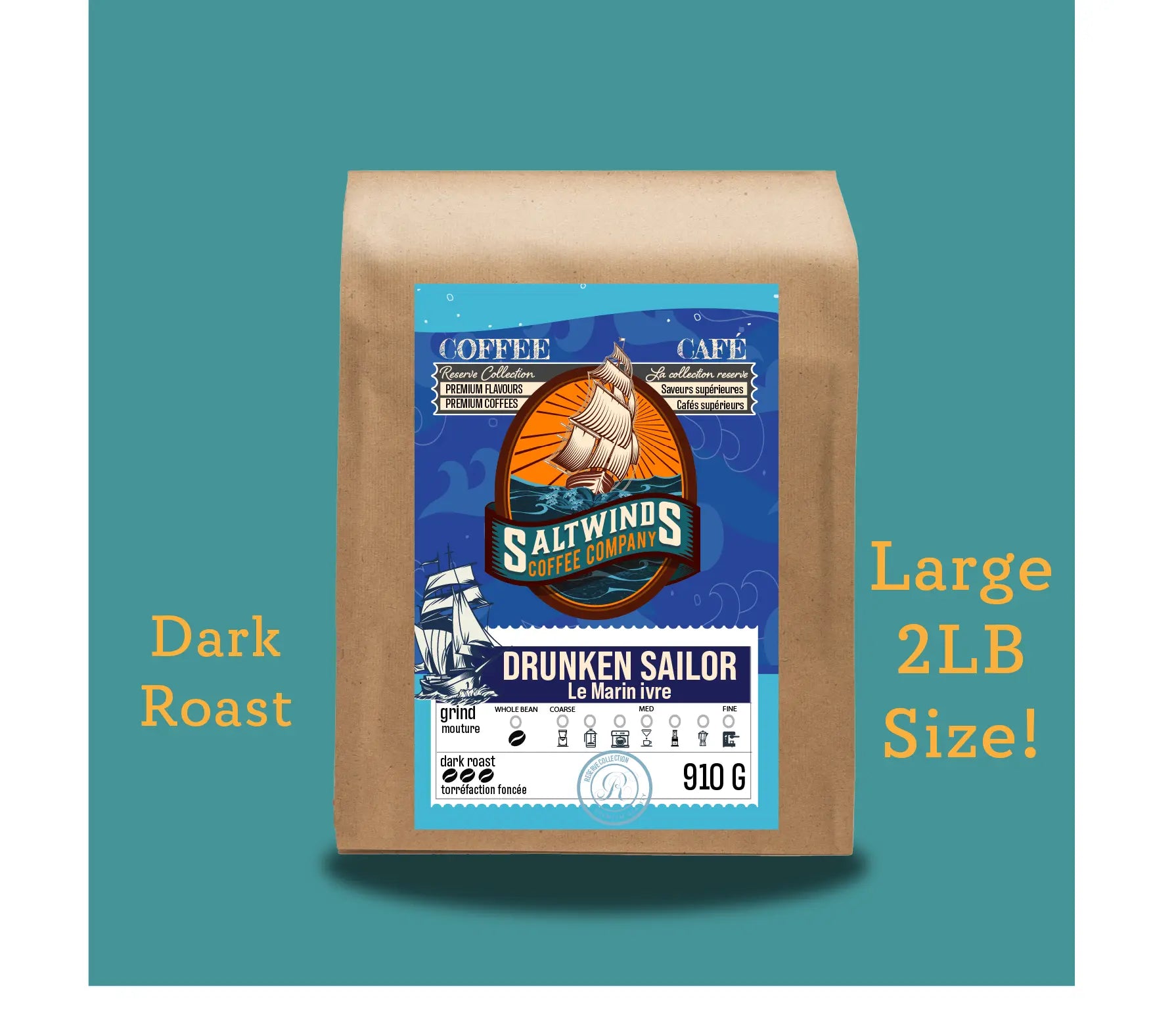 Drunken Sailor Blend - Dark Roast Coffee