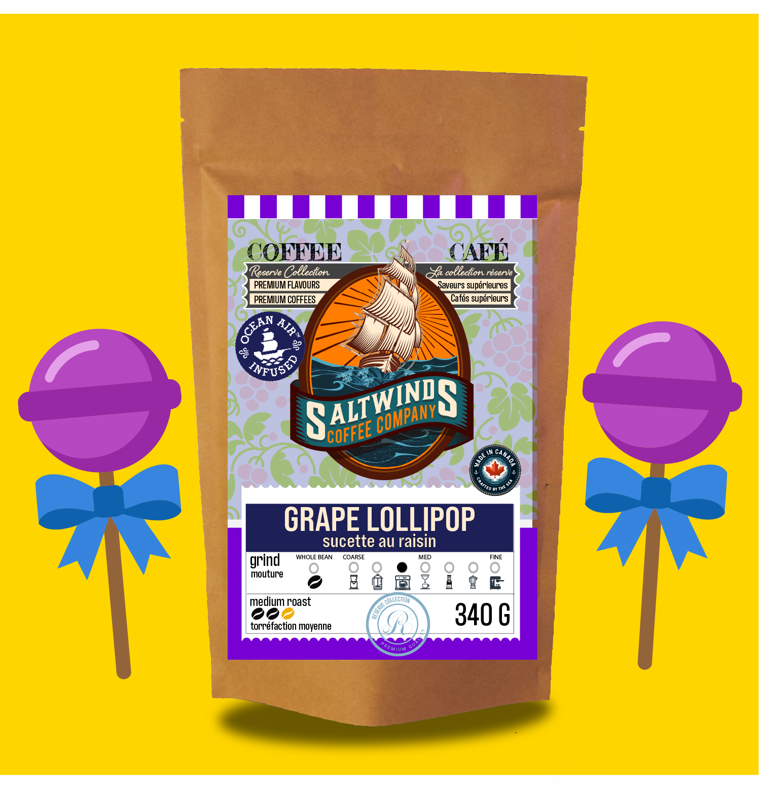 Grape Lollipop