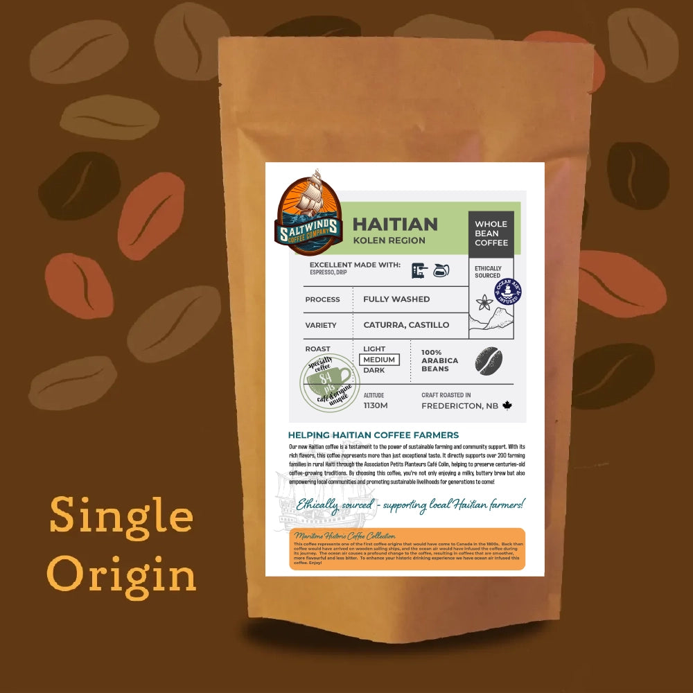 Haitian Kolen Region Coffee - Single Origin - Dark Roast