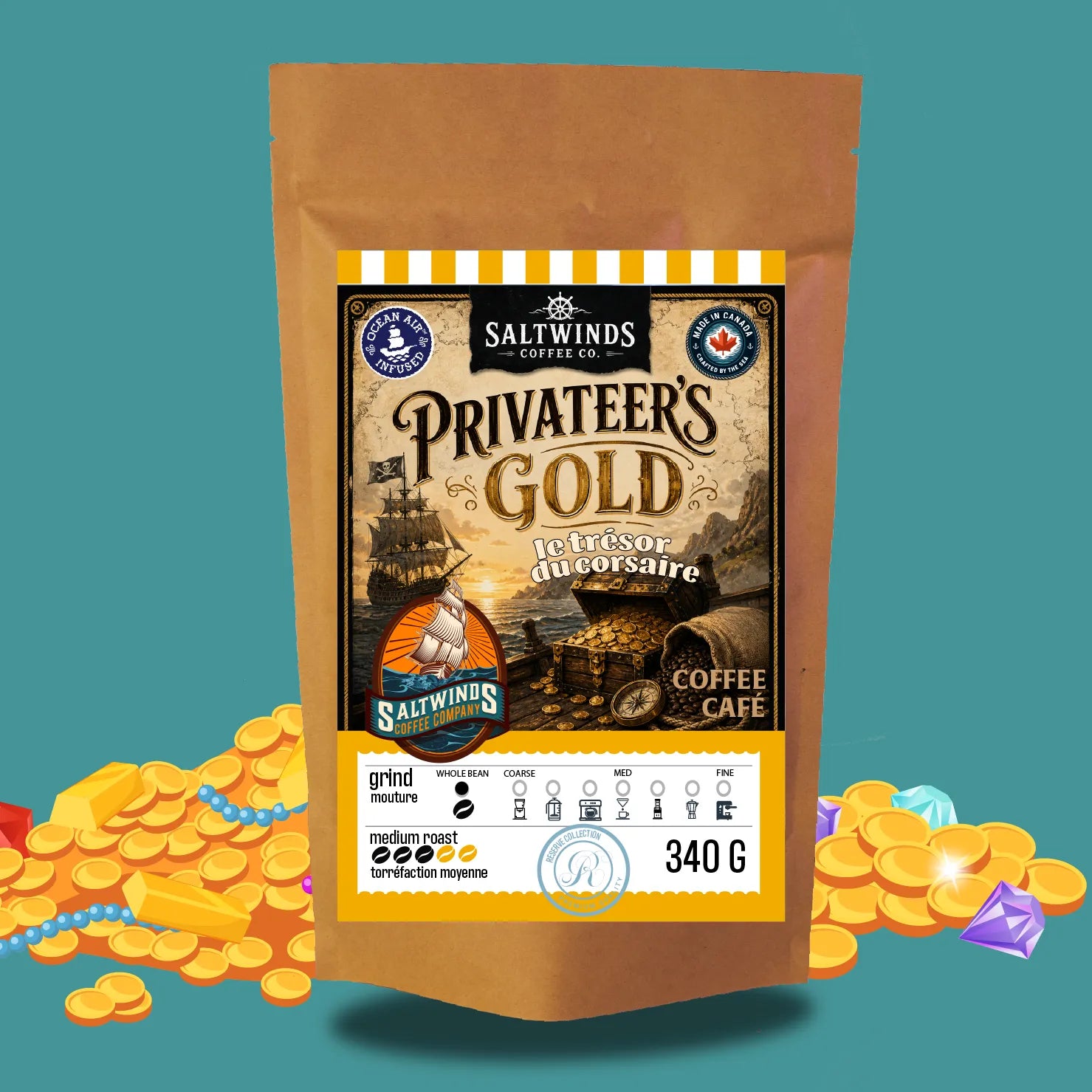 Privateers Blend Medium Roast Coffee