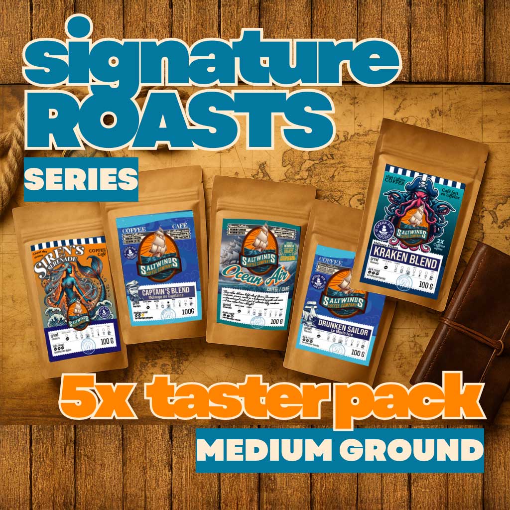 Signature Roasts Series - 5x taster pack - medium ground