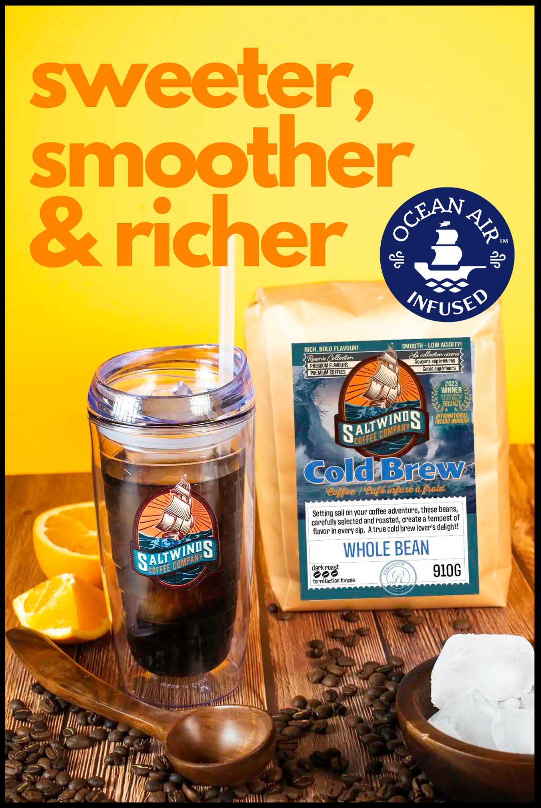 Cold Brew - Sweeter, Smoother & Richer