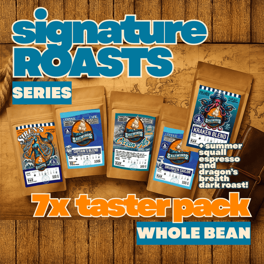 Signature Roasts - 7x coffee taster pack - whole bean