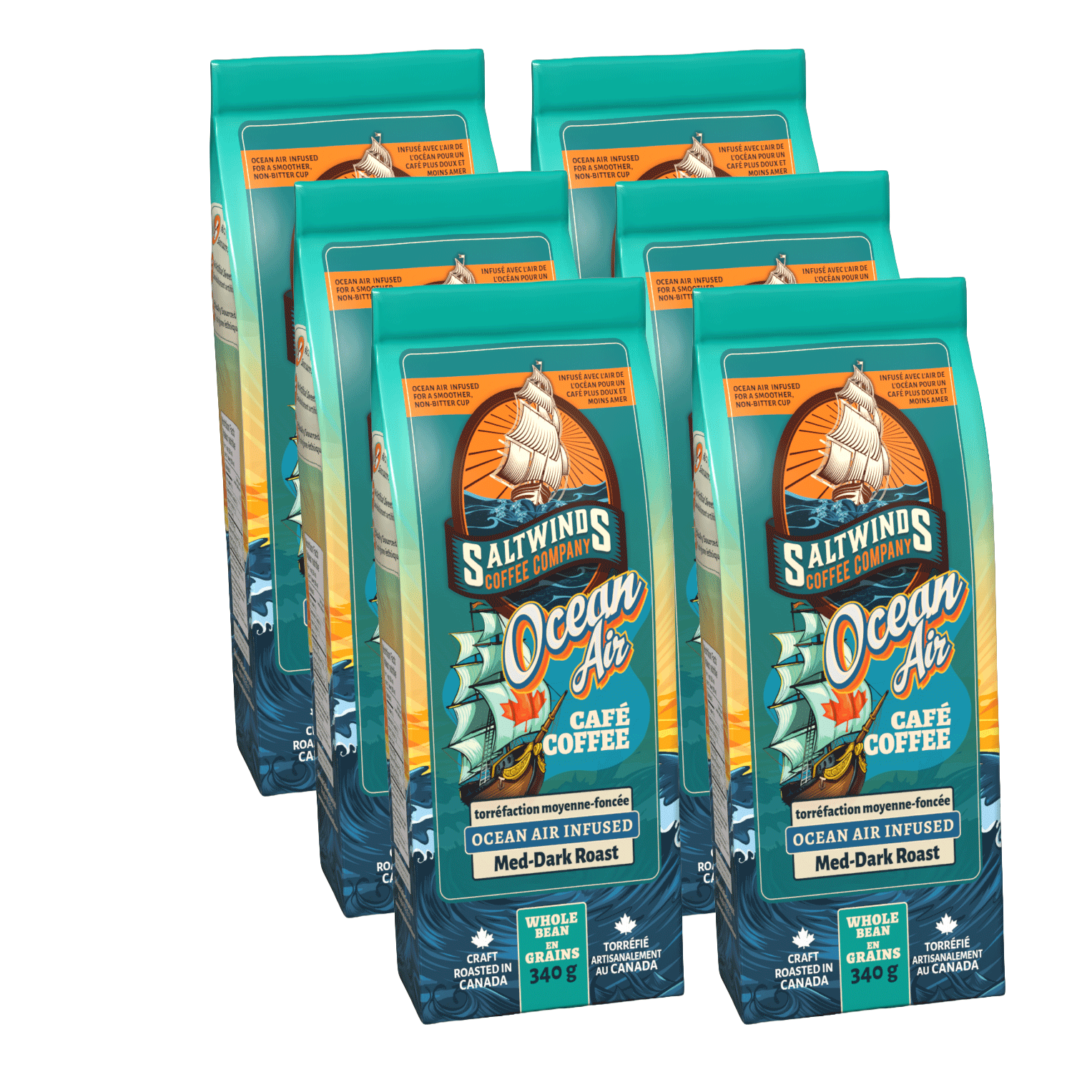 Ocean Air Blend whole bean - 6 pack